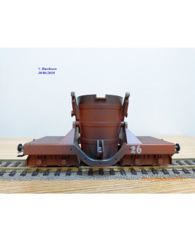 TRIX 24060, wagon privé pour transport de fonte en fusion  N° 26   Neuf    BO