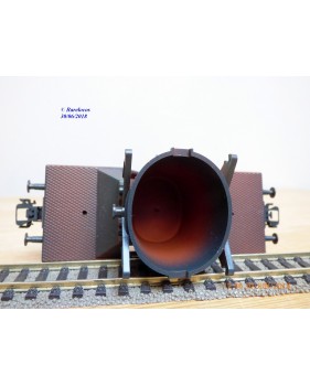 TRIX 24060, wagon privé pour transport de fonte en fusion  N° 26   Neuf    BO