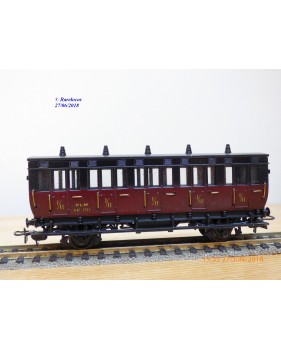 ELEC TRAINS  4E3 , voiture ancienne type C6 N°: 3104  EST Neuf BO