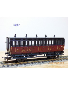 ELEC TRAINS  4E3 , voiture ancienne type C6 N°: 3104  EST Neuf BO