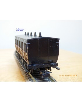 ELEC TRAINS  4E3 , voiture ancienne type C6 N°: 3104  EST Neuf BO