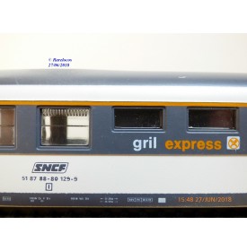 JOUEF   5401, voiture  bar  GRILL EXPRESS    SNCF  neuf   BO