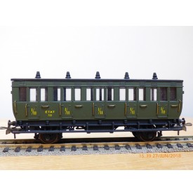 MMM RG / CLAREL ????  , voiture ancienne mixte 1 /  2 ème   classe     N° 752   ETAT    neuf   BO   