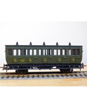 ELEC TRAINS  4E3 , voiture ancienne type C6 N°: 3104  EST Neuf BO