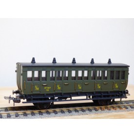 ELEC TRAINS  4E3 , voiture ancienne type C6 N°: 3104  EST Neuf BO