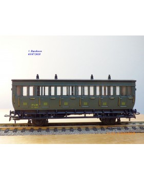 ELEC TRAINS  4E3 , voiture ancienne type C6 N°: 3104  EST Neuf BO