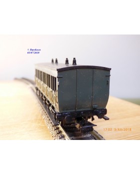 ELEC TRAINS  4E3 , voiture ancienne type C6 N°: 3104  EST Neuf BO