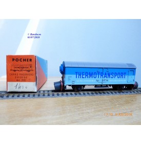 POCHER 312 / 2,  wagon réfrigérant type Ghz Thermotransport SJ BO