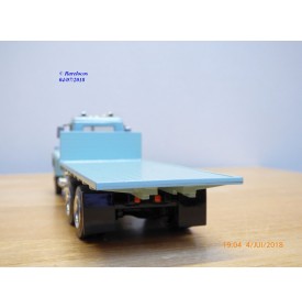 SMITH AUTOMODELS ???, camion plateau 4*6  MACK  gris  neuf  BO