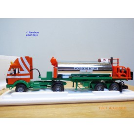 CEF REPLEX 207, camion semi remorque Mercedes Benz mousse de bitume Jean Lefebvre  BO