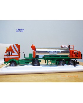 CEF REPLEX 207, camion semi remorque Mercedes Benz mousse de bitume Jean Lefebvre  BO