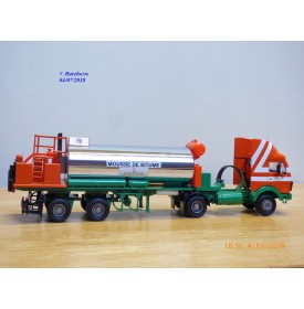 CEF REPLEX 207, camion semi remorque Mercedes Benz mousse de bitume Jean Lefebvre  BO