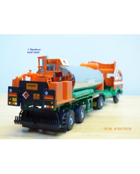 CEF REPLEX 207, camion semi remorque Mercedes Benz mousse de bitume Jean Lefebvre  BO