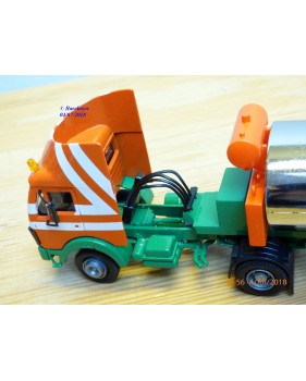 CEF REPLEX 207, camion semi remorque Mercedes Benz mousse de bitume Jean Lefebvre  BO