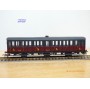 MMM-RG / Clarel 1205,  voiture ancienne à portières latérales  à  3 essieux  mixte  1/2 Cl .type AB 6 st   PLM   neuf   BO