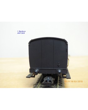 MMM-RG / Clarel 1205,  voiture ancienne à portières latérales  à  3 essieux  mixte  1/2 Cl .type AB 6 st   PLM   neuf   BO