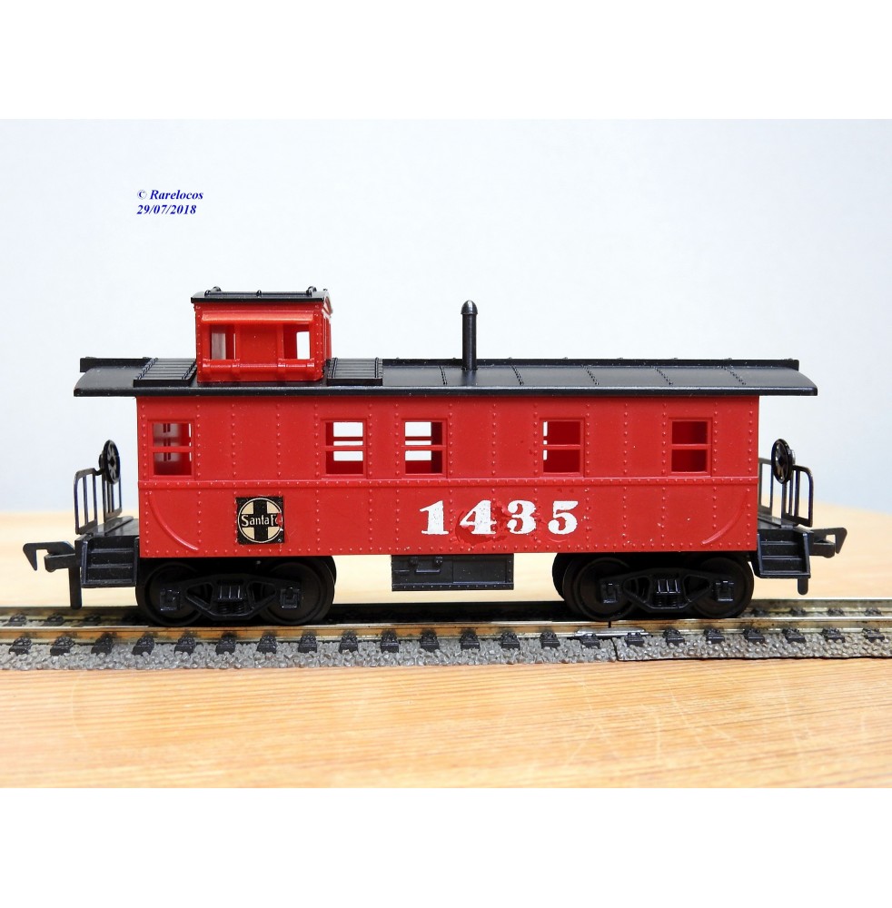 FLEISCHMANN 1435,  wagon de queue ( caboose )   AT&SF  neuf  BO