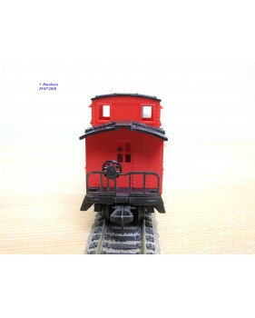 FLEISCHMANN 1435,  wagon de queue ( caboose )   AT&SF  neuf  BO