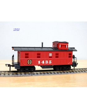 FLEISCHMANN 1435,  wagon de queue ( caboose )   AT&SF  neuf  BO