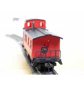 FLEISCHMANN 1435,  wagon de queue ( caboose )   AT&SF  neuf  BO