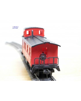 FLEISCHMANN 1435,  wagon de queue ( caboose )   AT&SF  neuf  BO