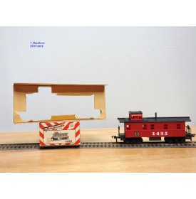 FLEISCHMANN 1435,  wagon de queue ( caboose )   AT&SF  neuf  BO