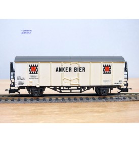 RIVAROSSI  Pocher  2087,  wagon couvert réfrigérant  type Hgm  ANKER BIER    SBB CFF FFS    neuf    BO