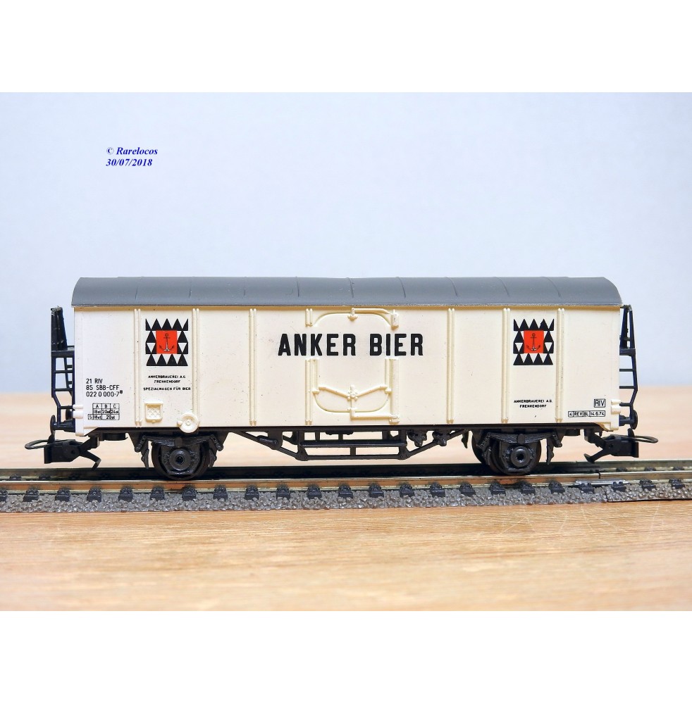 RIVAROSSI  2078  wagon réfrigérant SPATENBRAU DB BO