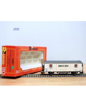 RIVAROSSI  Pocher  2087,  wagon couvert réfrigérant  type Hgm  ANKER BIER    SBB CFF FFS    neuf    BO