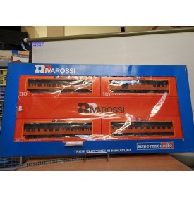 RIVAROSSI "véro" 2713 , coffret 4 voitures heavyweight " Chippewa Hiawatha  " Milwaukee Road  neuf  BO