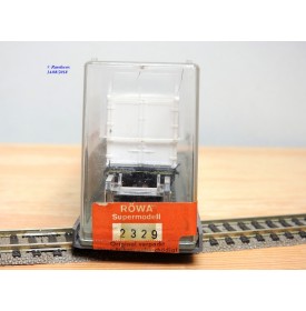 RÖWA 2304 wagon plat chargé de 2 conteneurs LESAGE  DB BO 