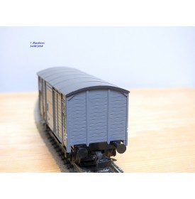 LILIPUT 247 56, wagon couvert à plate forme de serre freins type K 2    SBB     neuf   BO