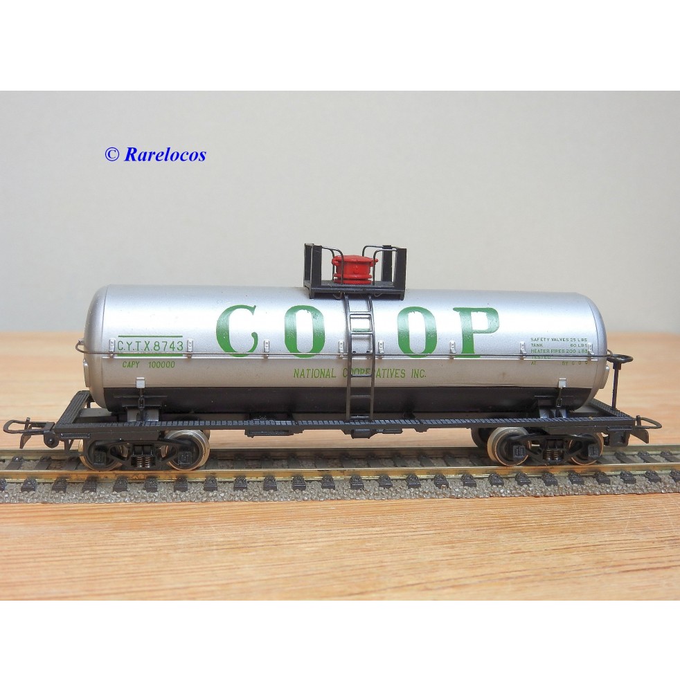 RIVAROSSI  véro 2299, wagon citerne National Cooperatives   BO