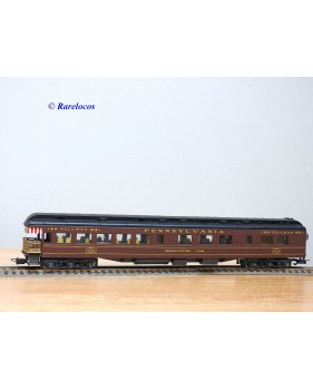  RIVAROSSI  véro 2725, voiture de queue  ( heavyweight Cafe Observation  )   N° 44 96  Pennsylvania  PRR  neuf   BO