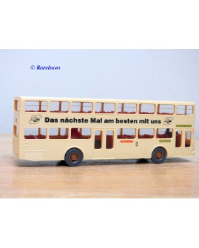 WIKING 24730, autobus à 2 étages MAN  BÜSSING   SD 200  de la ville de Berlin  ( BVG )   Neuf  BO  1/87   HO