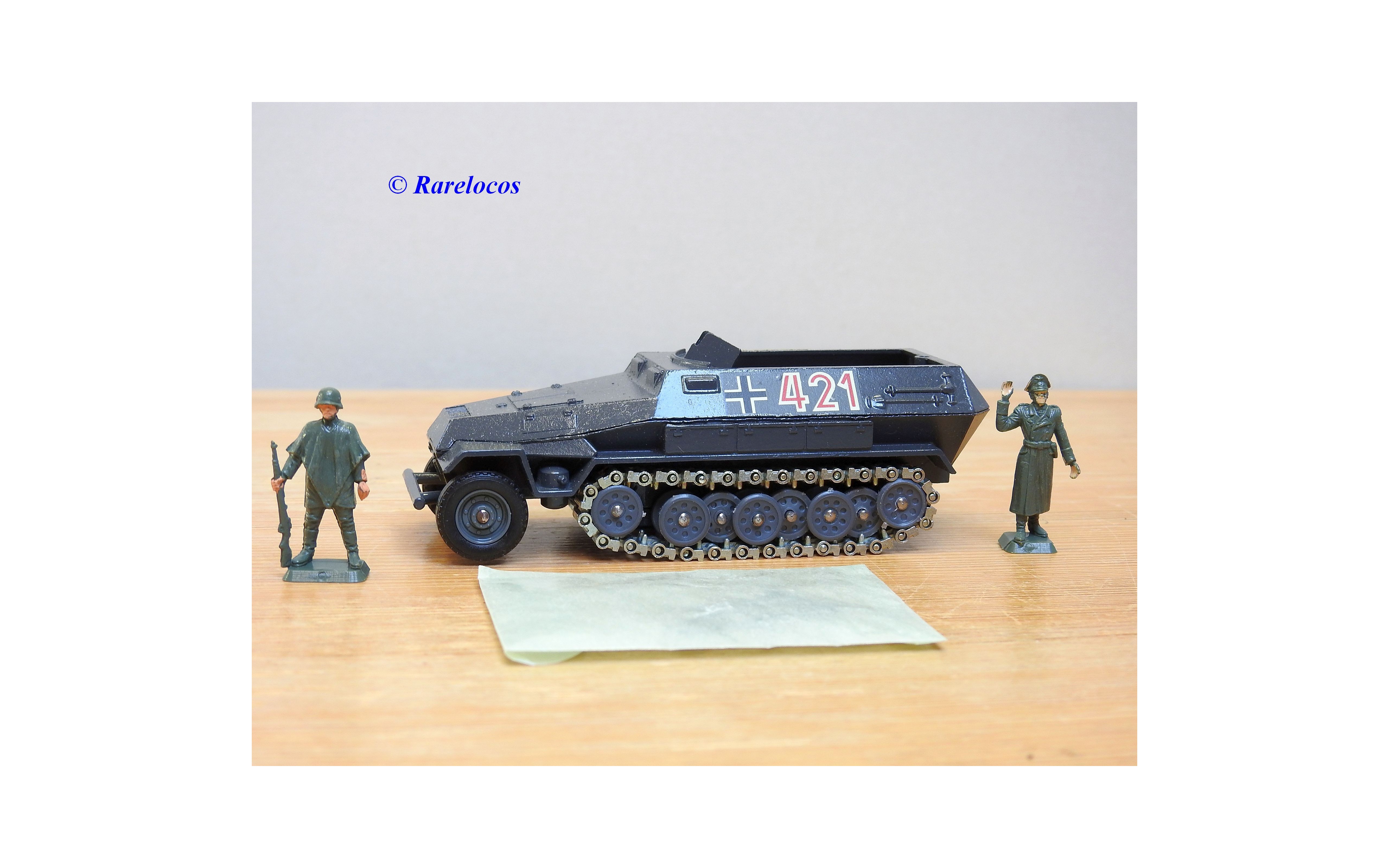 VEHICULE MILITAIRE SOLIDO VEREM ACCESSOIRES D/'ORIGINE DODGE HALF TRACK KAISER