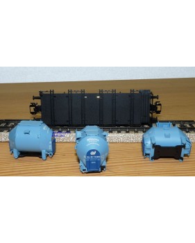 Märklin 48158  wagon plat conteneurs type Bt 10 KNORR Kikeriki  DB BO