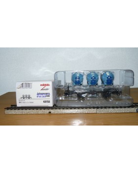 Märklin 48158  wagon plat conteneurs type Bt 10 KNORR Kikeriki  DB BO