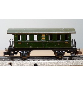 MÄRKLIN   327 . 1,  rare voiture à plate formes verte