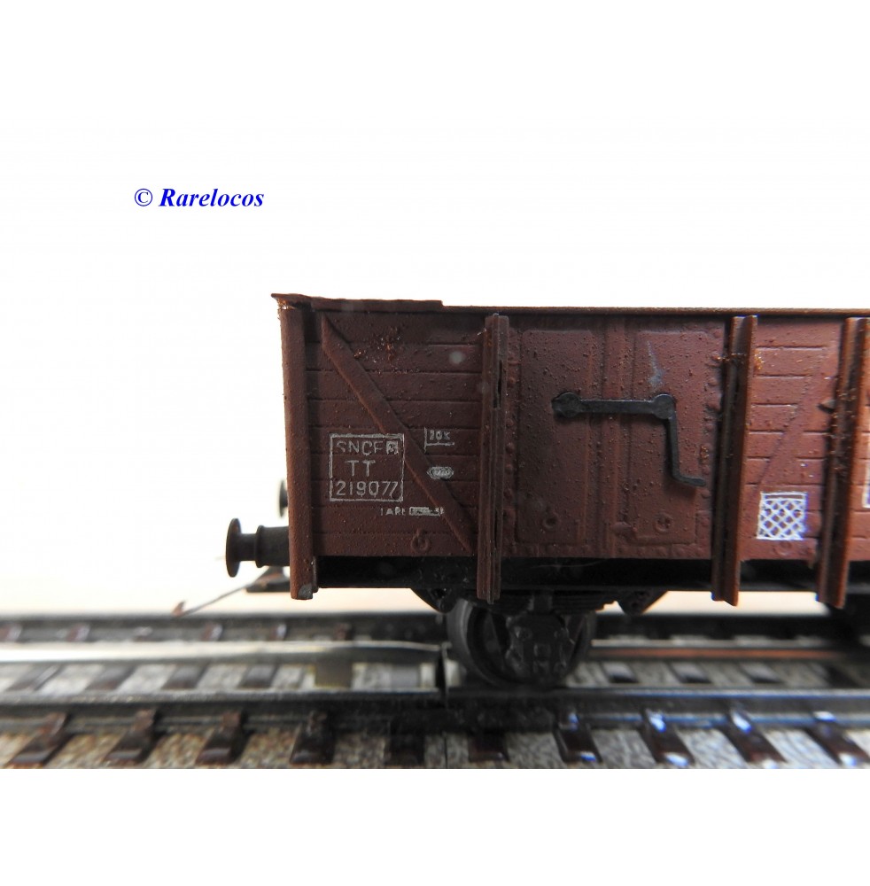 Wagon Tombereau VB HO - 2 Essieux - Présahn - Époque 3 (1946-1970) - France Trains MMM