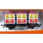 ROCO 46997, couplage de 2 wagons plats type Btmms 54 chargés de cadres REI " Von Haus zu Haus"  Neuf BO