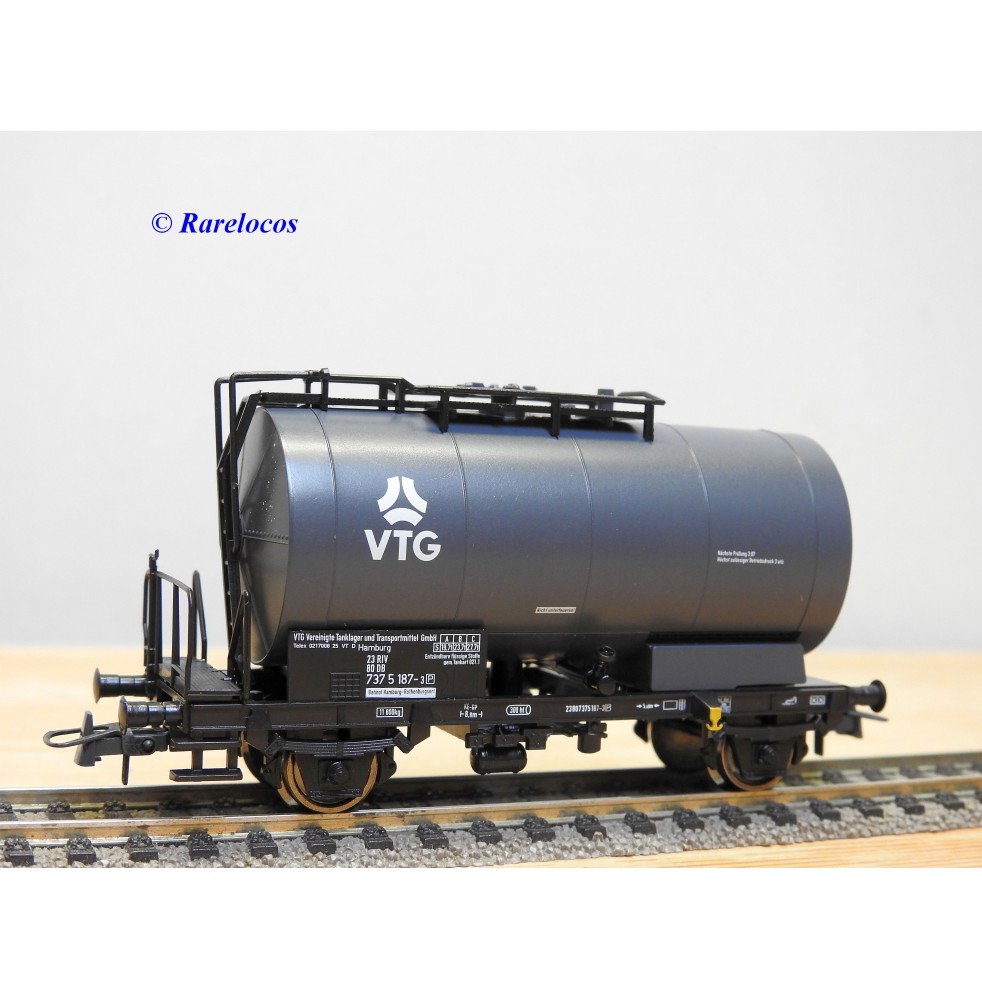 Wagon-citerne à gaz, ZZdw VEB Leuna-Werke DR - BRAWA 50093 - HO 1/87