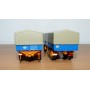 BREKINA 72205 Camion MAN F8 et remorque à 3 essieux SÜDFRÜCHTE- IMPORT Neuf BO 1/87