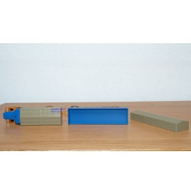 BREKINA 72205 Camion MAN F8 et remorque à 3 essieux SÜDFRÜCHTE- IMPORT Neuf BO 1/87