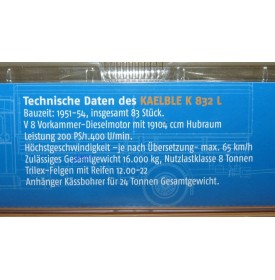 BREKINA 72205 Camion MAN F8 et remorque à 3 essieux SÜDFRÜCHTE- IMPORT Neuf BO 1/87