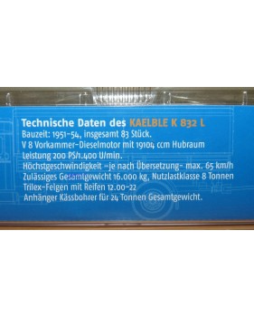 BREKINA 72205 Camion MAN F8 et remorque à 3 essieux SÜDFRÜCHTE- IMPORT Neuf BO 1/87