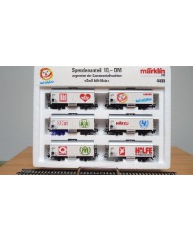 Märklin  4400,  coffret  3  wagons  couvert  Königsbacher  DB BO