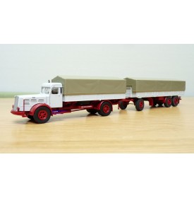Brekina 86201 Camion et remorque FAUN L8L de 1955 Neuf BO 1/87