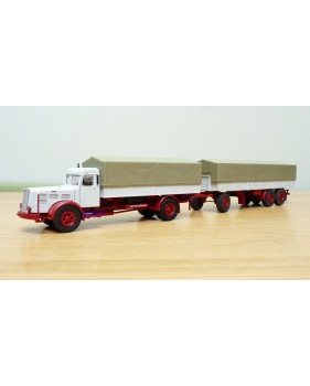 Brekina 86201 Camion et remorque FAUN L8L de 1955 Neuf BO 1/87