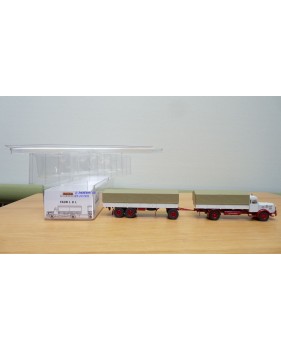 Brekina 86201 Camion et remorque FAUN L8L de 1955 Neuf BO 1/87